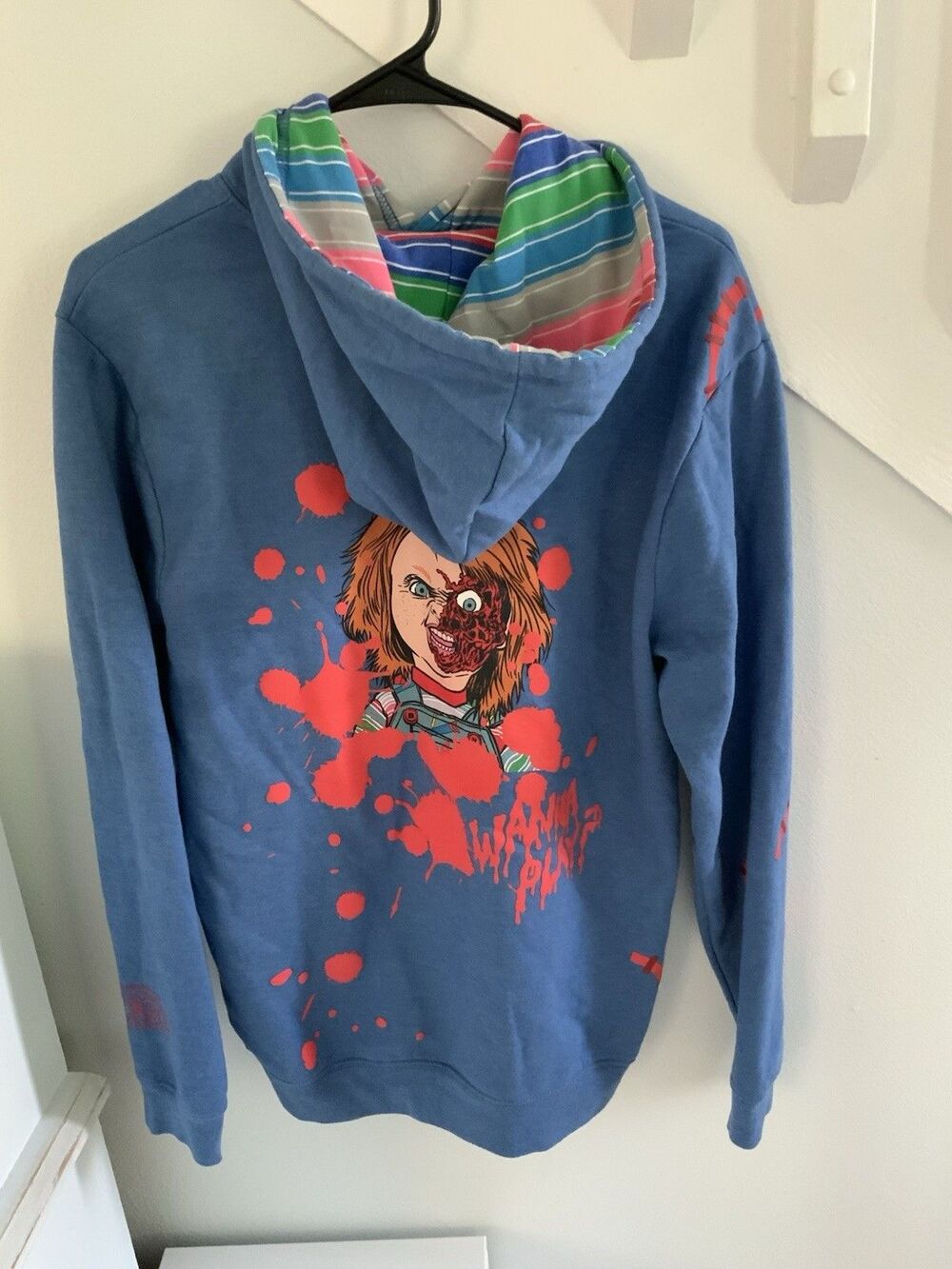 Universal Studios Halloween Horror Nights Chucky Wanna Play Hoodie Small